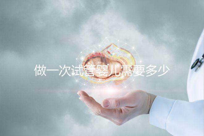 做一次試管嬰兒需要多少錢