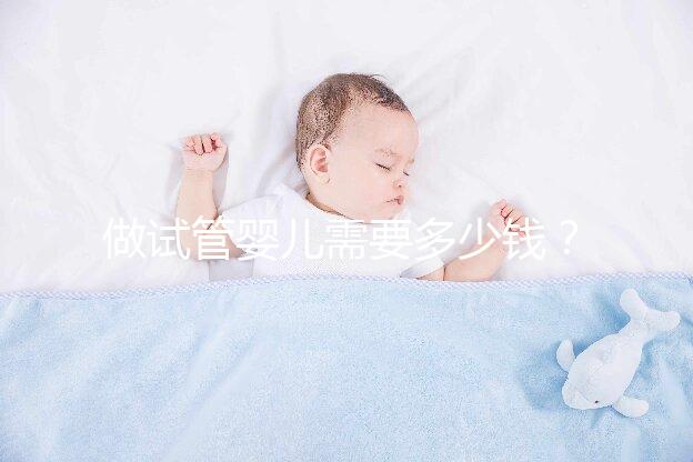 做試管嬰兒需要多少錢？最新詳細費用表