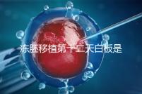 凍胚移植第十二天白板是不是沒成功？不到“官宣”別放棄