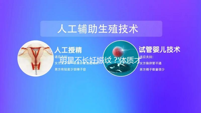 明星不長妊娠紋?體質(zhì)才是妊娠紋形成的關鍵