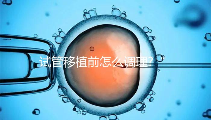 試管移植前怎么調理?“過來人”教你養好身體提高著床幾率